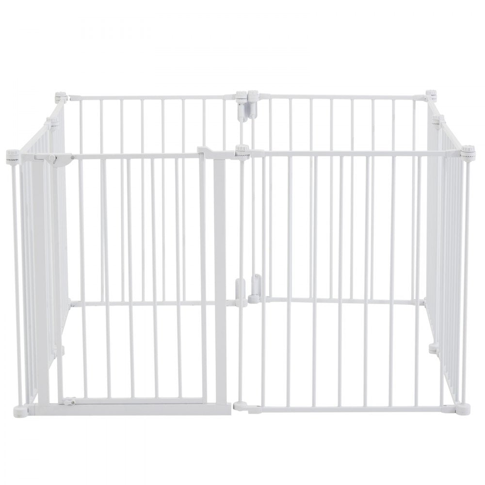 YFB1001W - 8-Panel Foldable Baby Gate, 192in x 28in, Secure Access