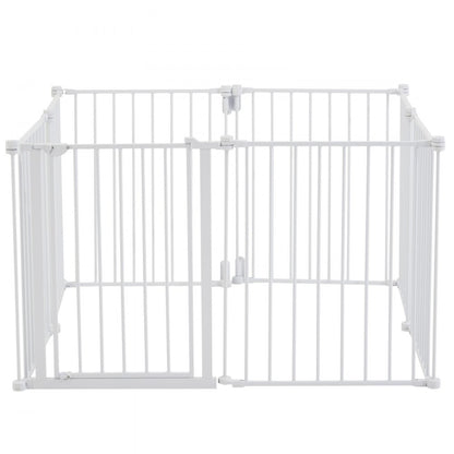 YFB1001W - 8-Panel Foldable Baby Gate, 192in x 28in, Secure Access