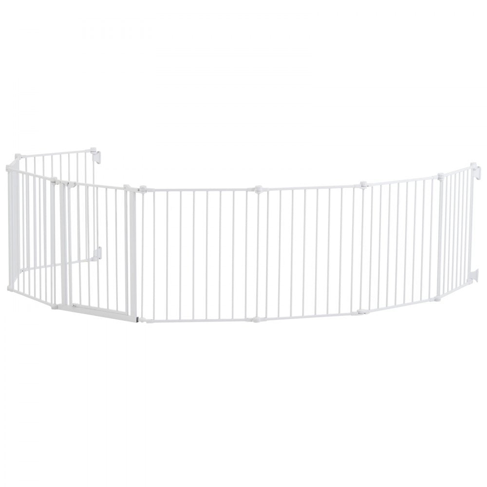 YFB1001W - 8-Panel Foldable Baby Gate, 192in x 28in, Secure Access