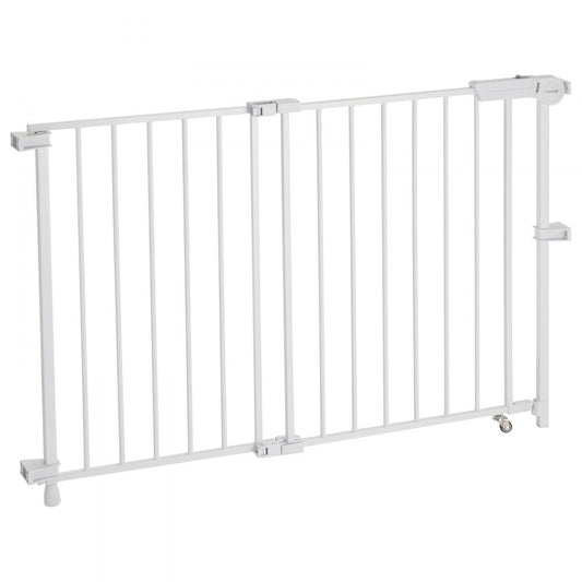 YFB1005W - 29.5-43 in Double-Lock Baby Gate with 180° Opening