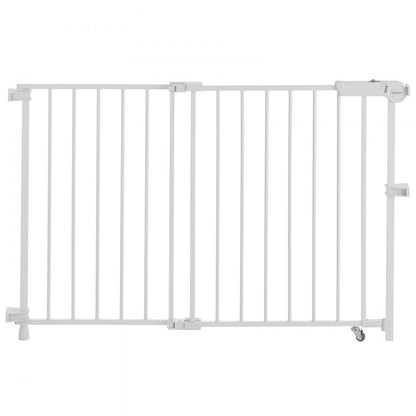 YFB1005W - 29.5-43 in Double-Lock Baby Gate with 180° Opening