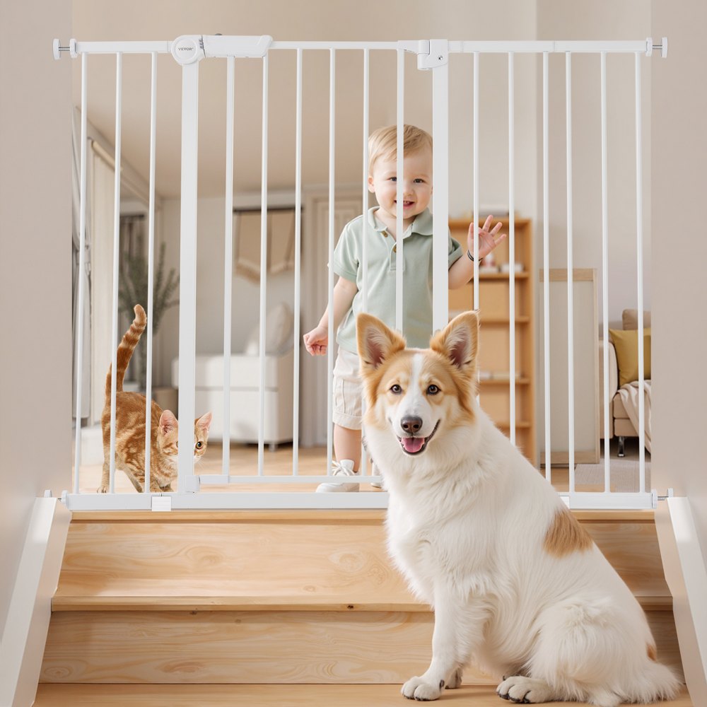 YFB1004W - Adjustable 36" Baby Gate, 26-48" Wide for Pets