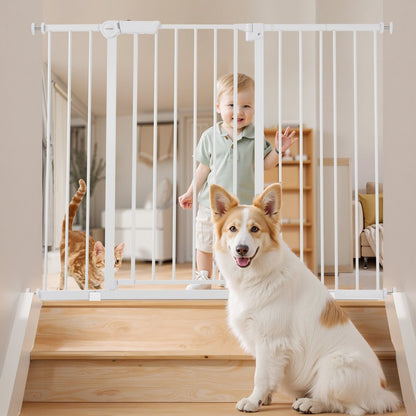 YFB1004W - Adjustable 36" Baby Gate, 26-48" Wide for Pets