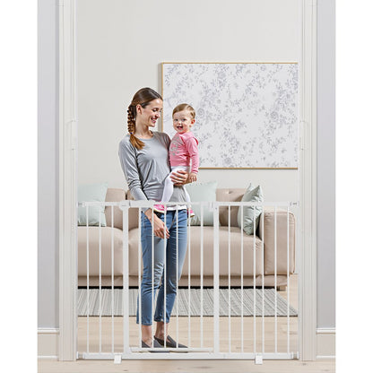 YFB1004W - Adjustable 36" Baby Gate, 26-48" Wide for Pets