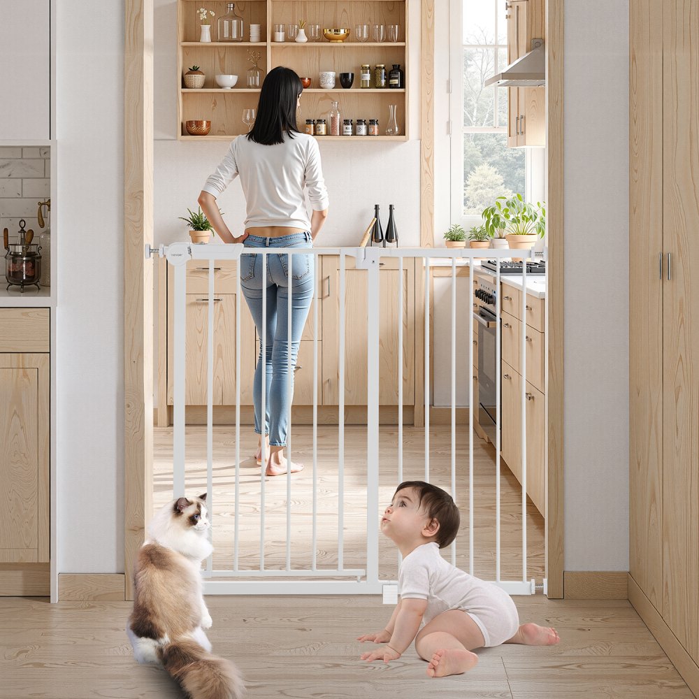 YFB1003W - 36" Tall Pressure-Mount Baby Gate, 26-40" Wide