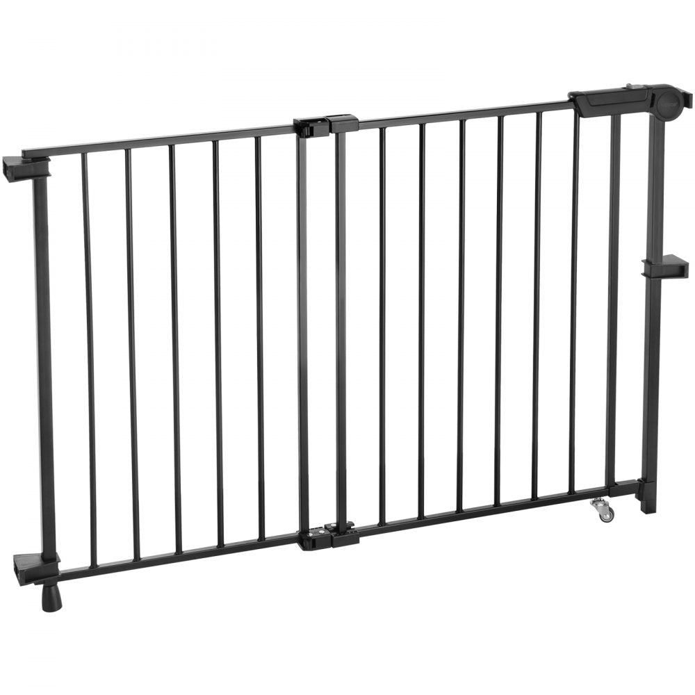 YFB1005B - 29.5-43 in Wide Baby Gate with Double Lock & 180° Access