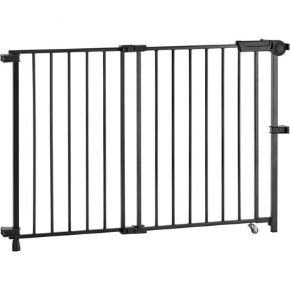 YFB1005B - 29.5-43 in Wide Baby Gate with Double Lock & 180° Access