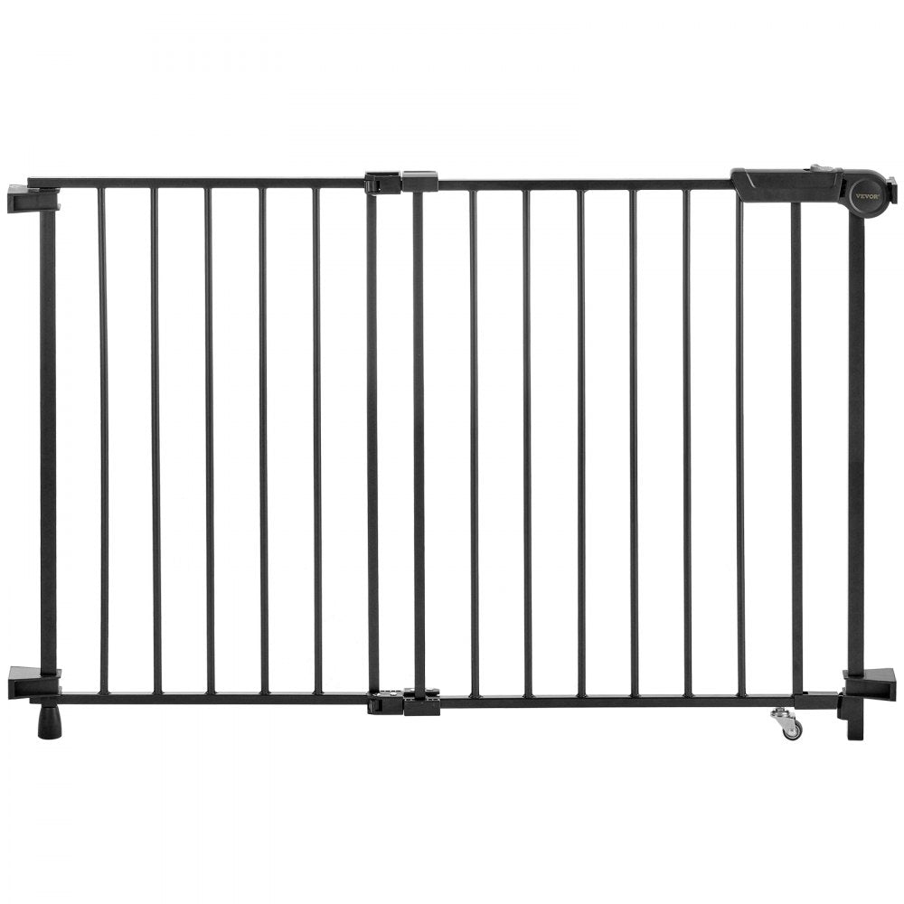 YFB1005B - 29.5-43 in Wide Baby Gate with Double Lock & 180° Access