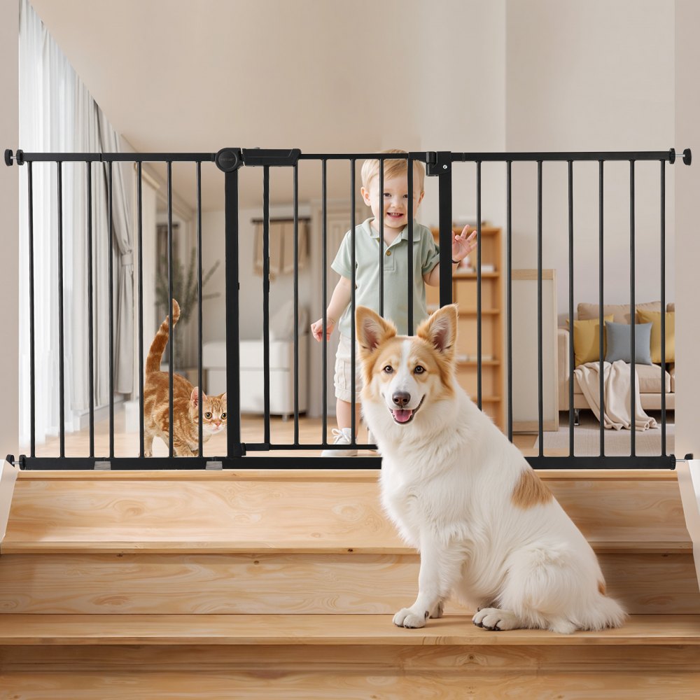 YFB1002B - Pressure-Mount Baby Gate, 60.6-63.3 in x 30 in
