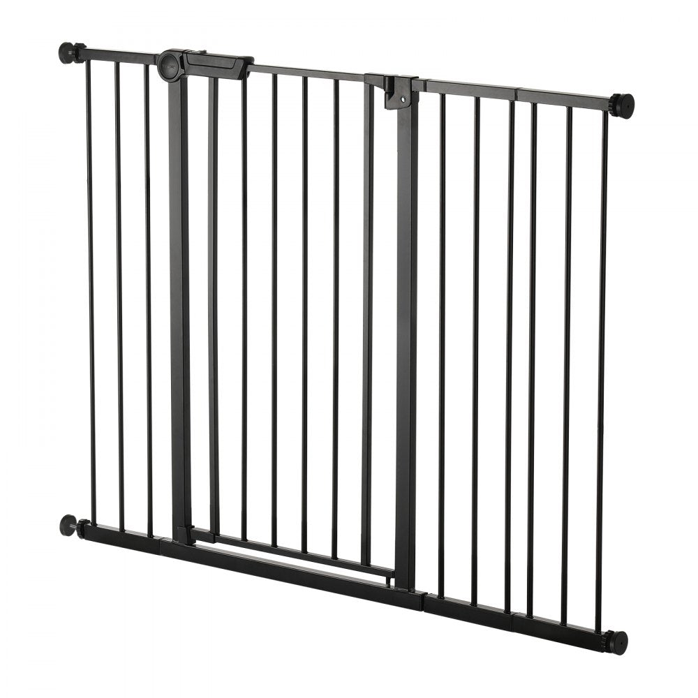 YFB1004B - 36” High Adjustable Baby Gate, 26-48” Wide, Auto-Close