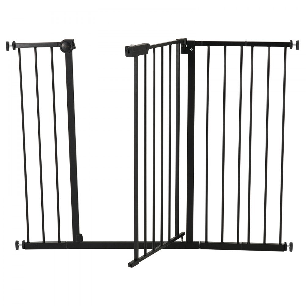 YFB1004B - 36” High Adjustable Baby Gate, 26-48” Wide, Auto-Close