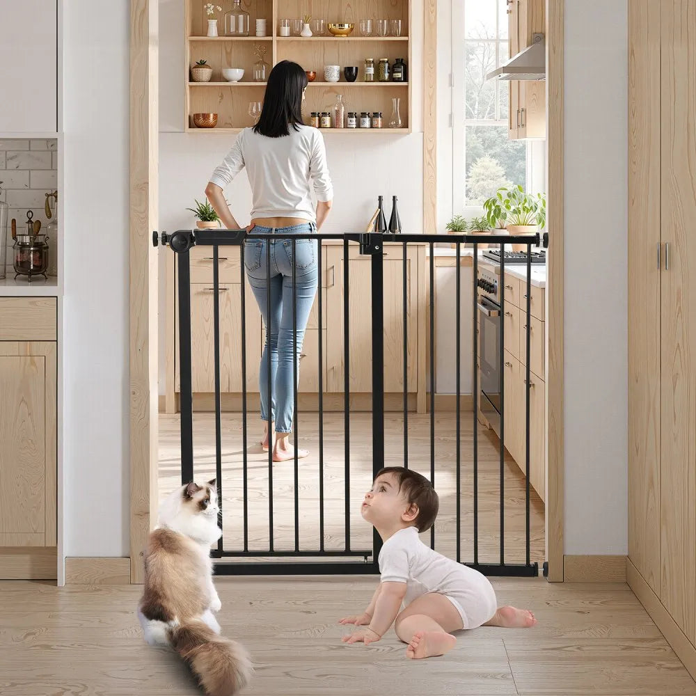 YFB1003B - Adjustable 26-40" Baby Gate, 36" High for Safety