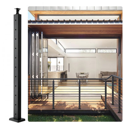 VV-91.4x2.5x5-LGZYK - 36" Stainless Steel Adjustable Cable Railing Post
