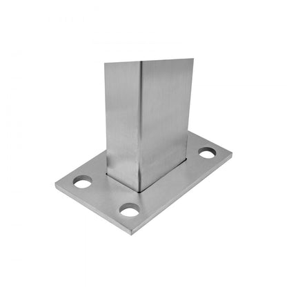 VV-91.4x5x5-LGZWKSLIVER - 36" Adjustable Stainless Steel Cable Railing Post