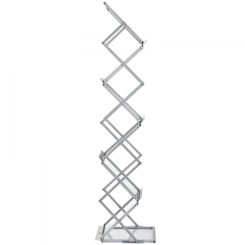 TE-13Z - Double-Sided Foldable Magazine Rack for Offices & Trade Shows