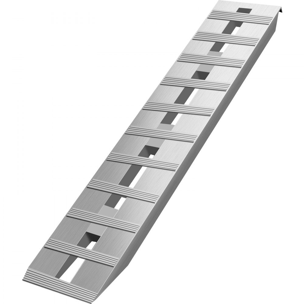 010757770104 - 60” Aluminum Trailer Ramps 6000LBS with Hook Ends