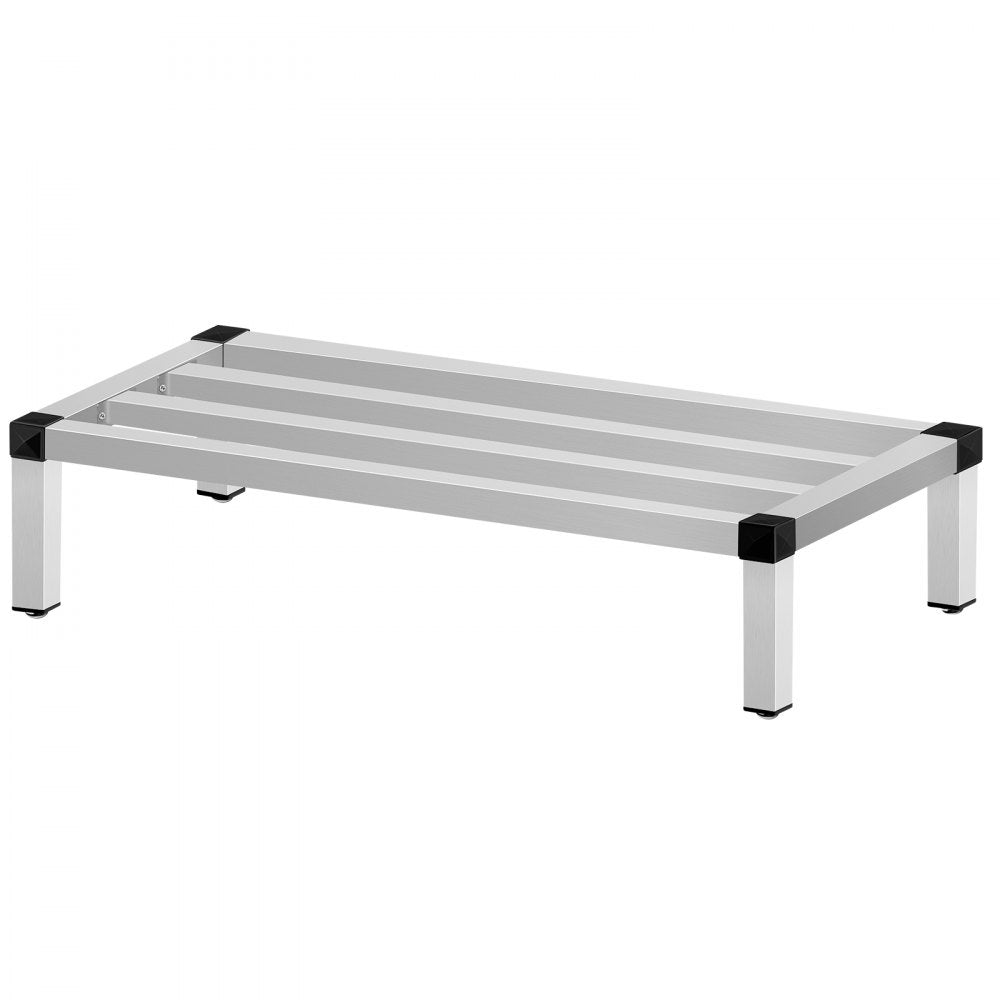 010694816688 - Heavy-Duty 48'' Aluminum Dunnage Rack for Kitchen & Warehouse