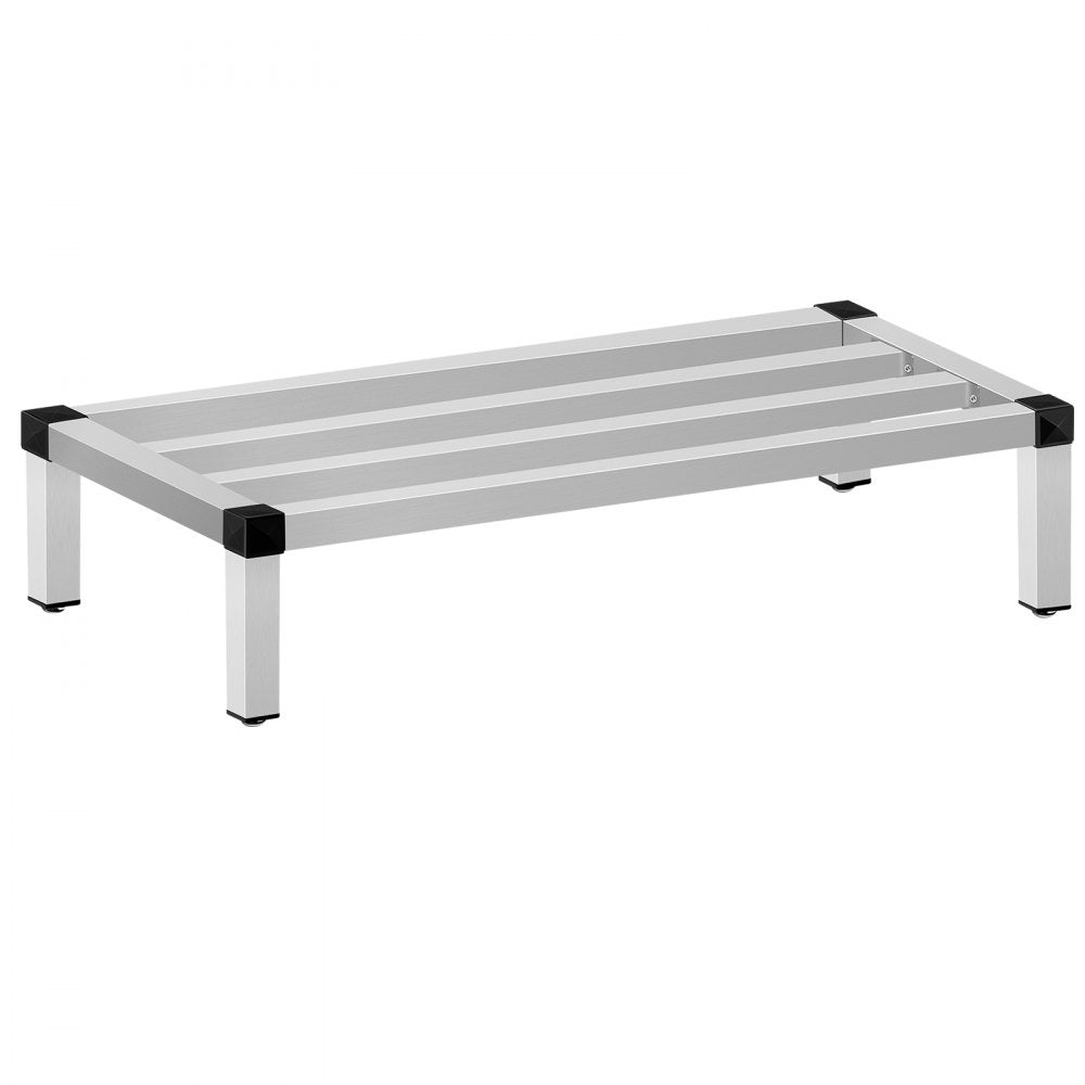 010694816688 - Heavy-Duty 48'' Aluminum Dunnage Rack for Kitchen & Warehouse