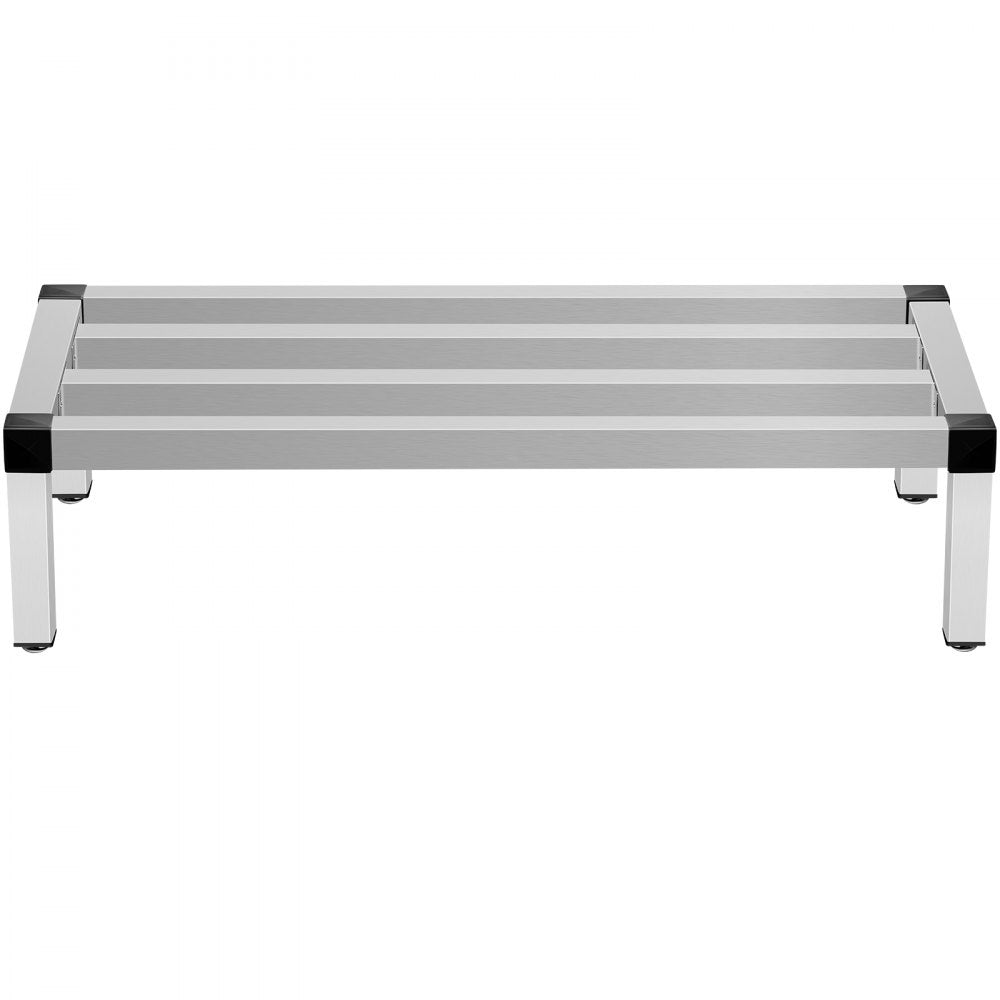 010694816688 - Heavy-Duty 48'' Aluminum Dunnage Rack for Kitchen & Warehouse
