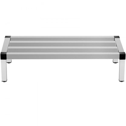 010694816688 - Heavy-Duty 48'' Aluminum Dunnage Rack for Kitchen & Warehouse