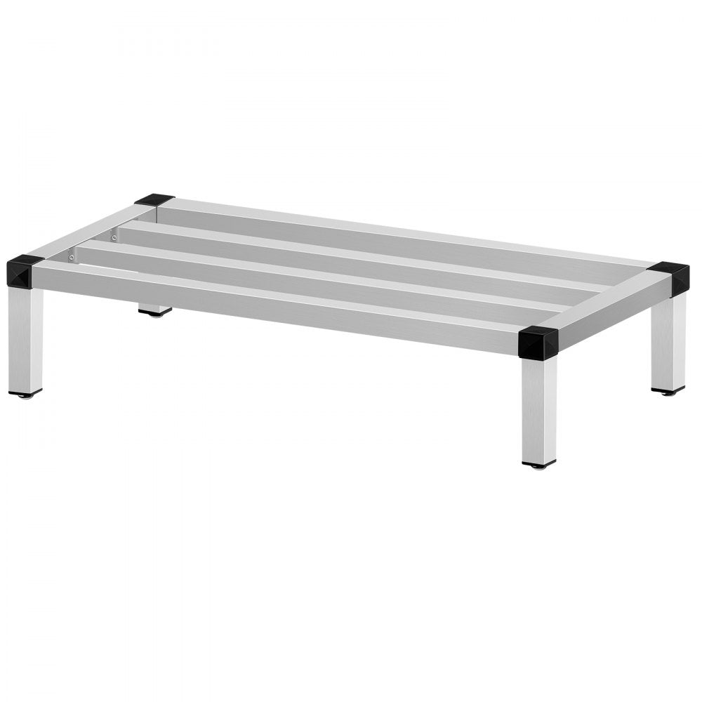 010694816688 - Heavy-Duty 48'' Aluminum Dunnage Rack for Kitchen & Warehouse