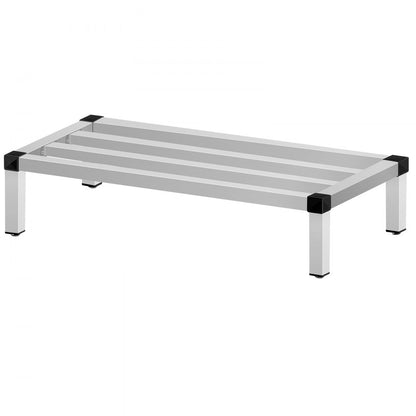 010694816688 - Heavy-Duty 48'' Aluminum Dunnage Rack for Kitchen & Warehouse