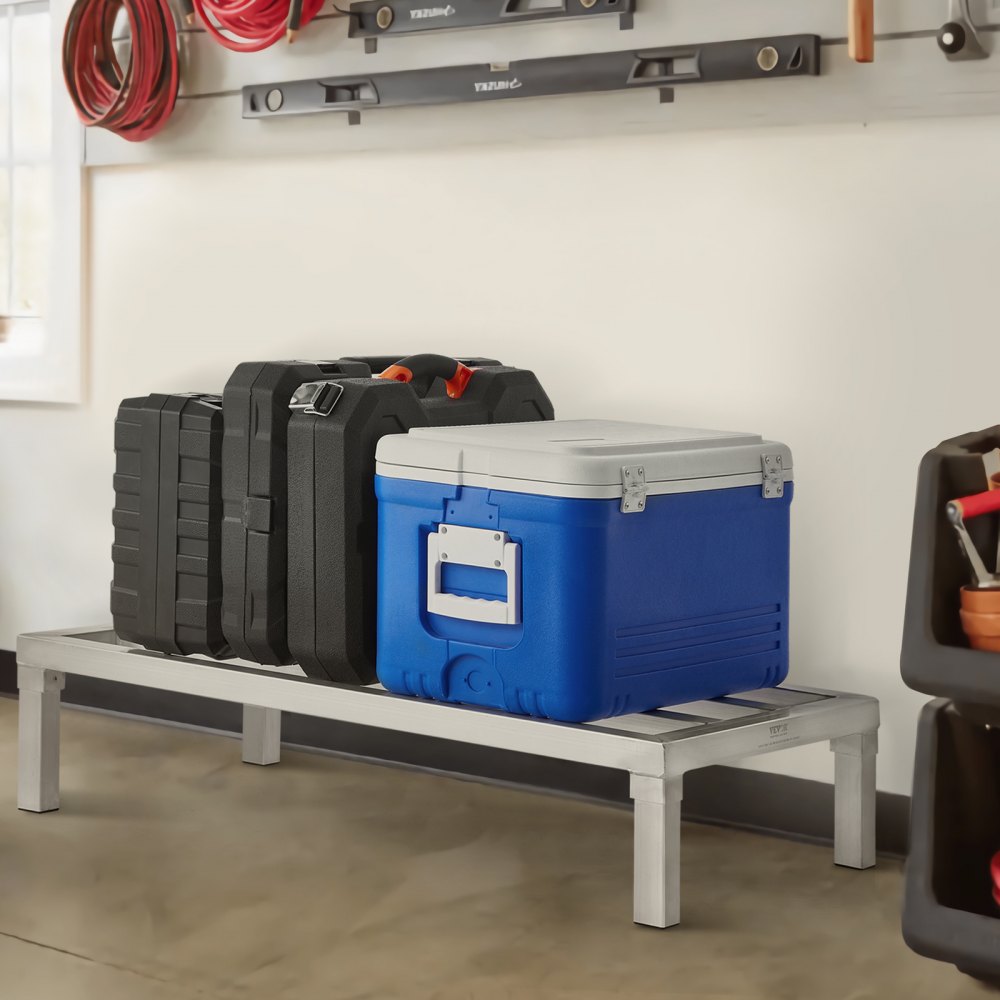 JC-ADR-36208 - Heavy-Duty 36” Aluminum Dunnage Rack, 1800 lbs Capacity