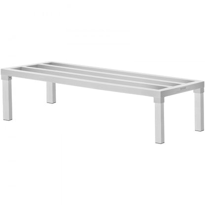 JC-ADR-482012 - 48" Aluminum Dunnage Rack, 1800 lb Capacity, Tool-Free Assembly
