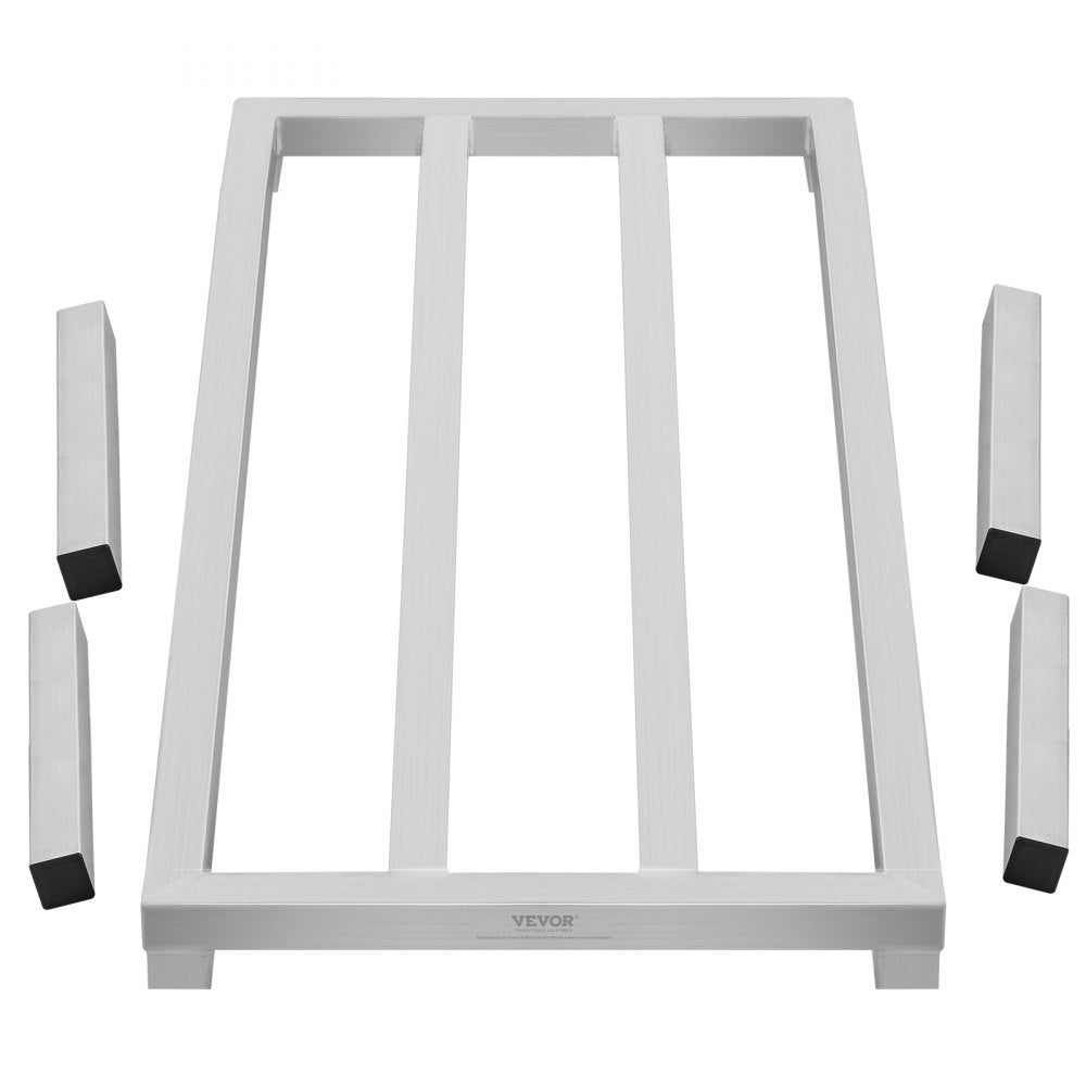 JC-ADR-482012 - 48" Aluminum Dunnage Rack, 1800 lb Capacity, Tool-Free Assembly
