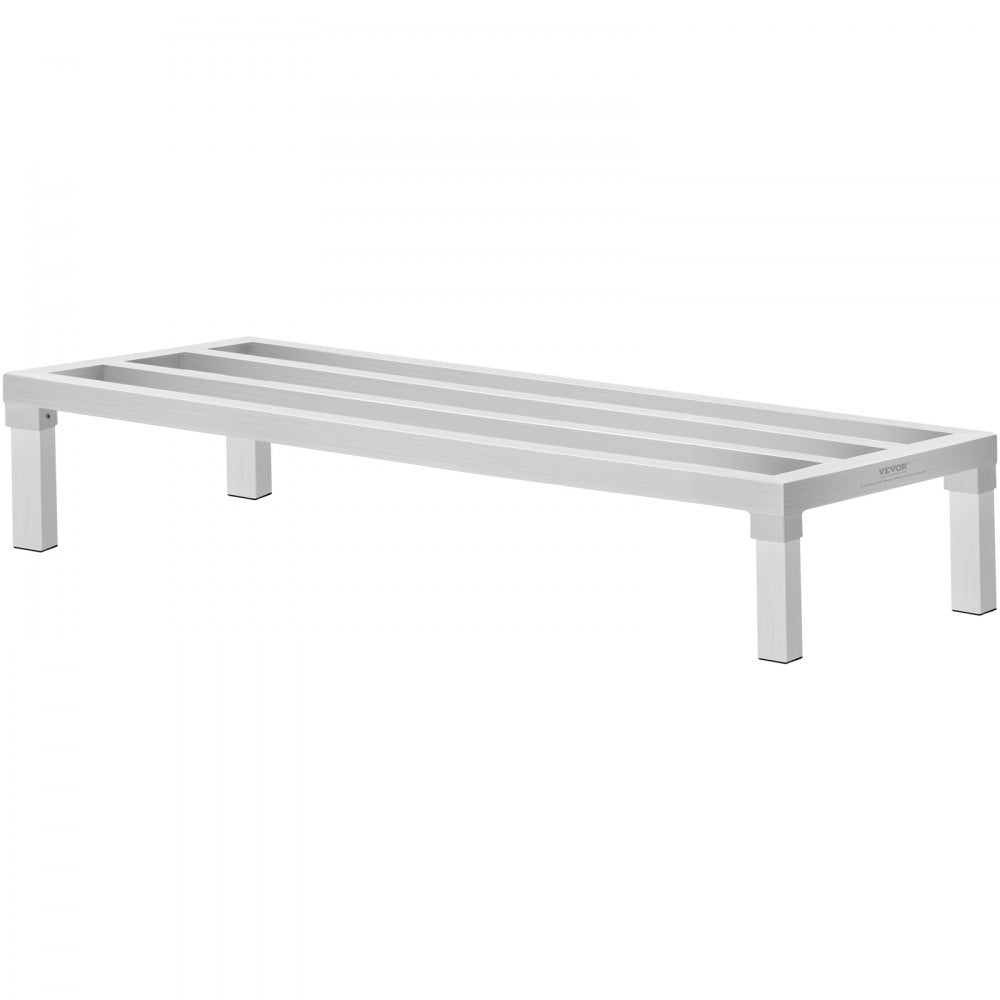 JC-ADR-48208 - 48" Aluminum Dunnage Rack, 1800 lbs Capacity, Tool-Free Assembly