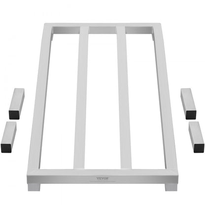 JC-ADR-48208 - 48" Aluminum Dunnage Rack, 1800 lbs Capacity, Tool-Free Assembly