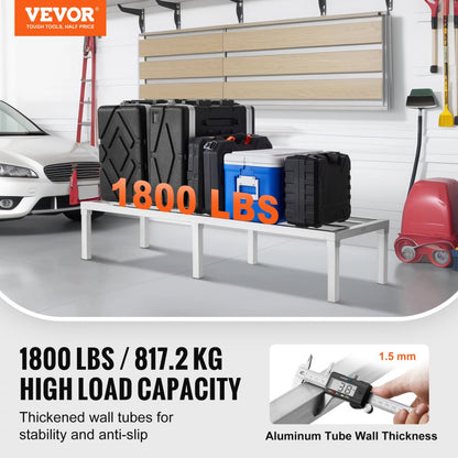 JC-ADR-602012 - Heavy-Duty 60” Aluminum Dunnage Rack, 1800 lbs Capacity