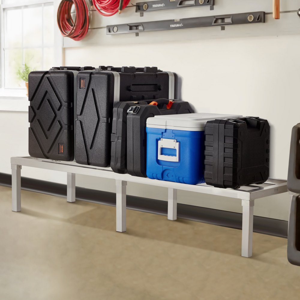 JC-ADR-602012 - Heavy-Duty 60” Aluminum Dunnage Rack, 1800 lbs Capacity