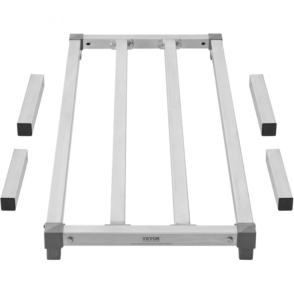 JC-ADR-204812-ASB - Rust-Resistant Adjustable Aluminum Rack, 1000 lbs Capacity