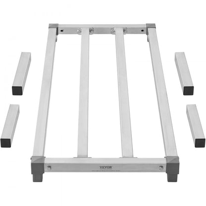JC-ADR-204812-ASB - Rust-Resistant Adjustable Aluminum Rack, 1000 lbs Capacity