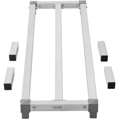 JC-ADR-14488-ASB - Adjustable 48” Aluminum Dunnage Rack, Supports 1000 lbs