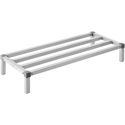 JC-ADR-20488-ASB - 48” Aluminum Dunnage Rack, 1000 lbs Capacity, Rust-Resistant