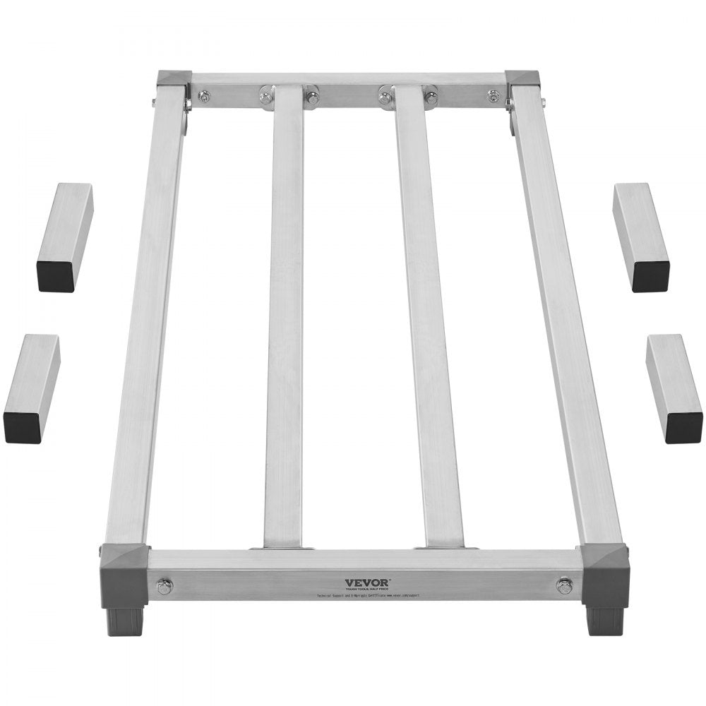 JC-ADR-20488-ASB - 48” Aluminum Dunnage Rack, 1000 lbs Capacity, Rust-Resistant
