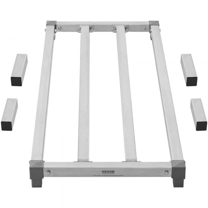 JC-ADR-20488-ASB - 48” Aluminum Dunnage Rack, 1000 lbs Capacity, Rust-Resistant