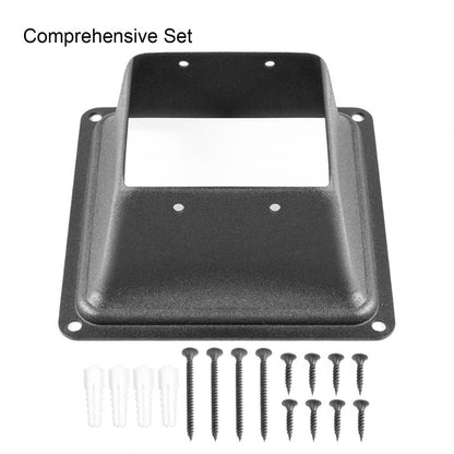010518865364 - 4x4" Steel Post Base Skirt, Rust-Resistant for Decks & Railings