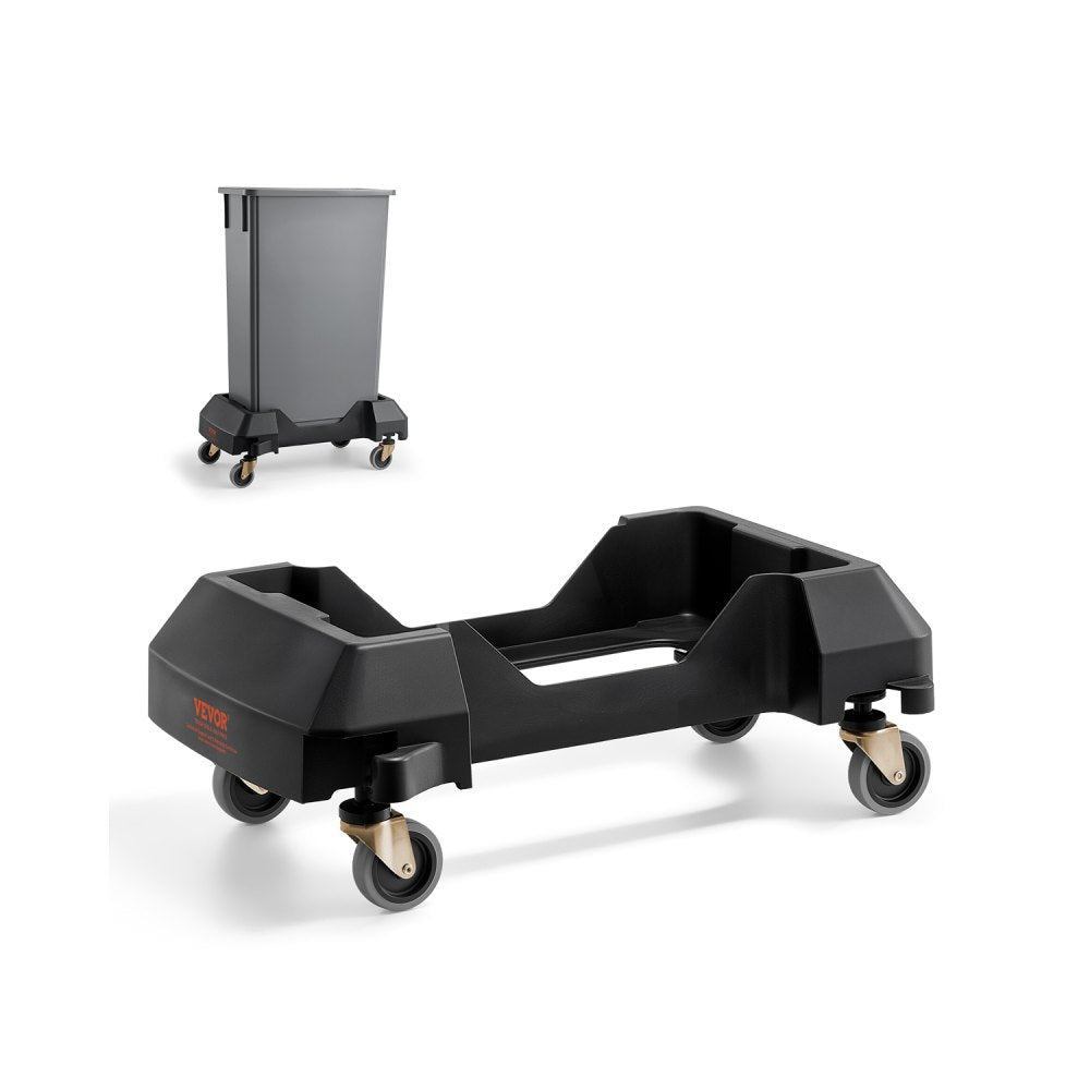 XDL-90A-D - Heavy-Duty Trash Can Dolly with 3" Swivel Wheels