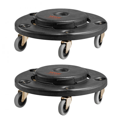 XDW-007-C - Heavy-Duty Trash Can Dolly for 20-55 Gallon Bins