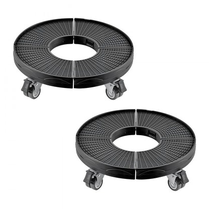 Y21-2 - Heavy-Duty 440lbs Trash Can Dolly with 6-Position Height Adjustment