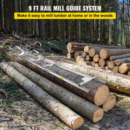 010713021929 - 9FT Durable Rail Mill Guide for Chainsaw Operation