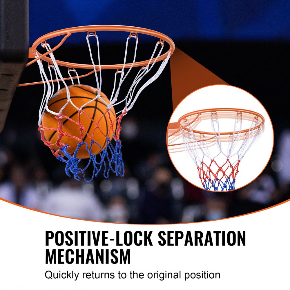 LQ-10 - 18-inch Adjustable Basketball Rim for Indoor/Outdoor Play