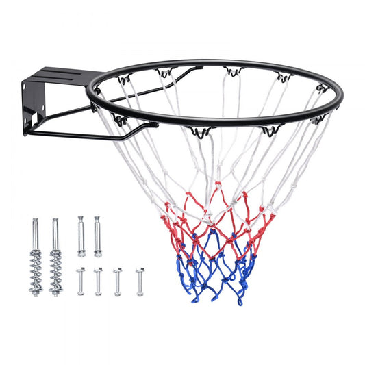 M-R1S - Durable 18" VEVOR Steel Basketball Rim for Indoor/Outdoor Play