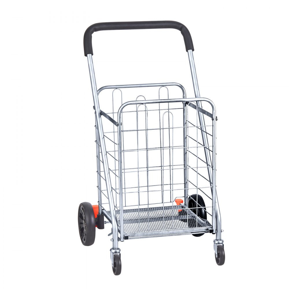 JY-BkS - Lightweight 66lbs Capacity Folding Cart with 360° Swivel Wheels