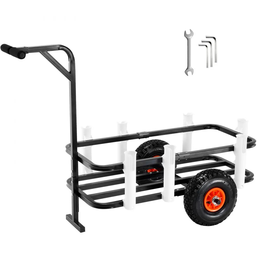 YK-200 - Heavy-Duty Beach Fishing Cart with 200 lbs Capacity & 11-Inch Tires