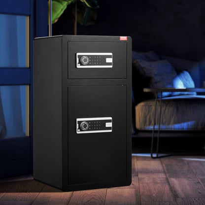 SS-830SM - 5.5 cu.ft Safe Box with Key Lock & Emergency Battery