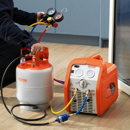 010977352965 - Durable Refrigerant Recovery Tank with 80% Auto Power-Off Feature